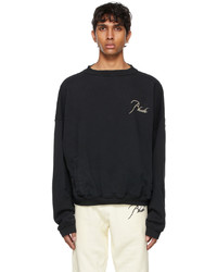 Rhude Black Rheverse Sweatshirt
