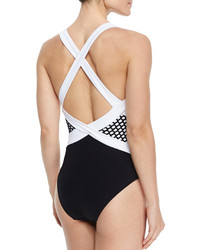 Jets By Jessika Allen Luxe Contrast One Piece Swimsuit