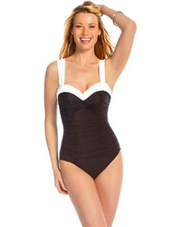 Miraclesuit Color Blocked Ruched One Piece