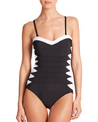 Miraclesuit Swim One Piece Seabrook Bandeau Swimsuit