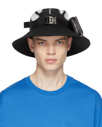 Black and White Tie-Dye Bucket Hat