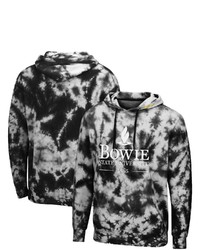 Colosseum Black Bowie State Bulldogs Tie Dye Pullover Hoodie At Nordstrom