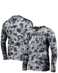 New Era Black Las Vegas Raiders Tie Dye Long Sleeve T Shirt At Nordstrom
