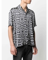 Philipp Plein Tie Dye Print Bowling Shirt