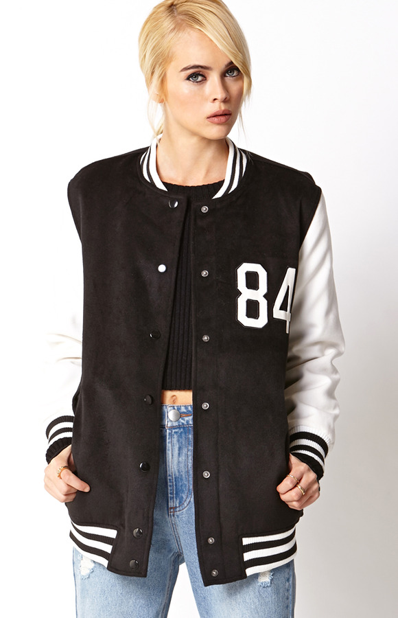 Forever 21 Borrowed From The Boys Varsity Jacket | Where to buy & how ...