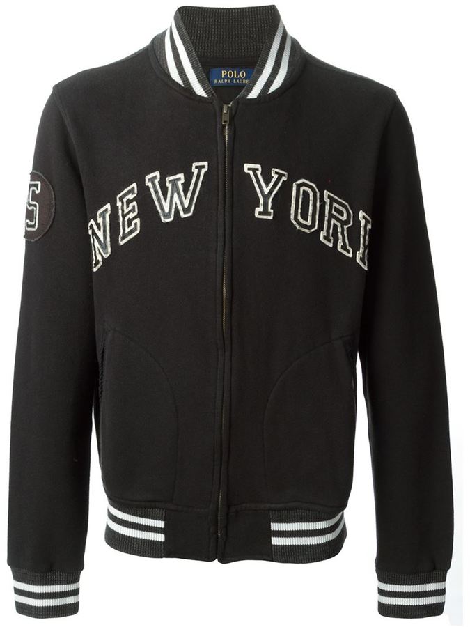 Polo Ralph Lauren New York Varsity Jacket, $252  | Lookastic