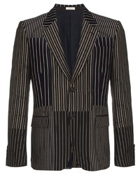 Alexander McQueen Patchwork Striped Blazer