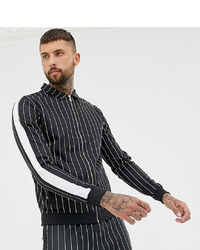 Mauvais Muscle Jacket In Stripe With