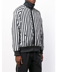 Y-3 Reversible Striped Bomber Jacket