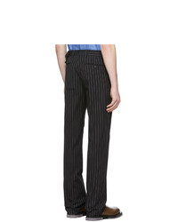 Dries Van Noten Black And White Prowse Trousers