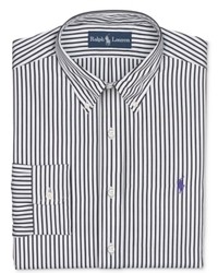Ralph Lauren Polo Black And White Stripe Dress Shirt
