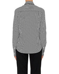 Marc Jacobs Striped Cotton Tieneck Shirt