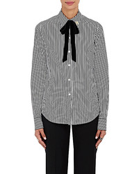Marc Jacobs Striped Cotton Tieneck Shirt