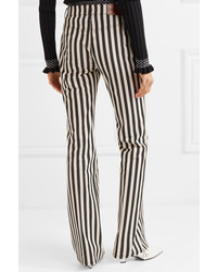 Altuzarra Serge Striped Cotton Blend Flared Pants