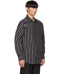 Feng Chen Wang Black Cotton Shirt