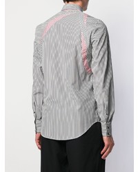 Alexander McQueen Striped Harness Shirt