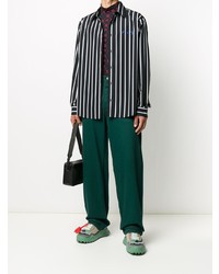 Off-White Striped Long Sleeve Shirt