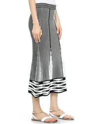 Thakoon Striped Ottoman Skirt