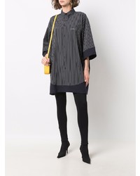 Balenciaga Layered Stripe Print Shirt