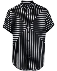 Emporio Armani Line Pattern Shirt