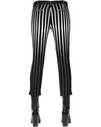 Ann Demeulemeester Striped Wool Jacquard Pants