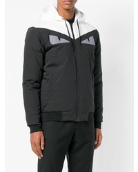 Fendi Reversible Hooded Windbreaker Jacket