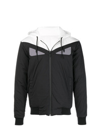 Fendi Reversible Hooded Windbreaker Jacket