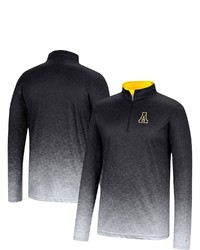 Colosseum Black Appalachian State Mountaineers Walter Quarter Zip Windshirt At Nordstrom