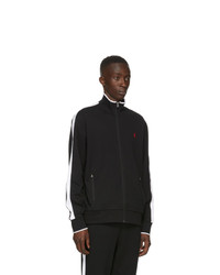 Polo Ralph Lauren Black Interlock Zip Up Jacket