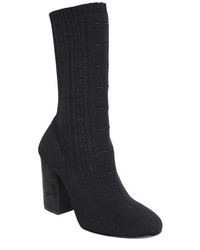 Elena Iachi 90mm Stretch Knit Sock Ankle Boots