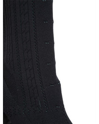 Elena Iachi 90mm Stretch Knit Sock Ankle Boots