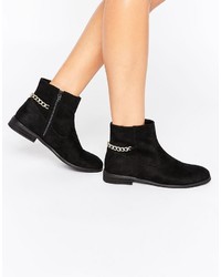 Asos Acer Chain Ankle Boots