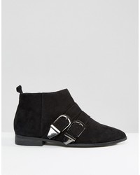 Asos Anglify Wide Fit Pointed Ankle Boots