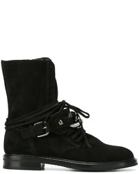 Casadei Chain Strap Ankle Boots