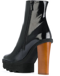 Stella McCartney Contrast Heel Ankle Boots