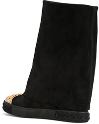 Casadei Contrast Toe Chaucer Boots