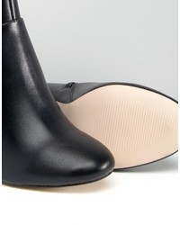 Asos Erin Wide Fit Heel Detail Ankle Boots