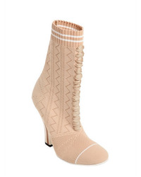 Fendi 105mm Stretch Knit Ankle Boots