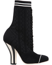 Fendi 105mm Stretch Knit Ankle Boots