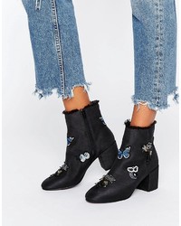Asos Reiko Patchwork Ankle Boots