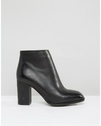 Daisy Street Square Toe Heeled Ankle Boots