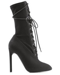 Yeezy Stiletto Ankle Boots In Twill