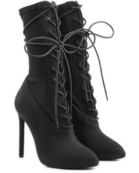 Yeezy Stiletto Ankle Boots In Twill