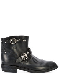 Golden Goose Deluxe Brand Strapped Buckle Ankle Boots