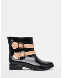 Melissa Vivienne Westwood For Black Pirate Ankle Boots