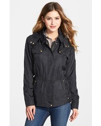 Vince Camuto Quilt Trim Hooded Anorak