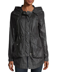 French Connection Zip Pocket Long Anorak Jacket