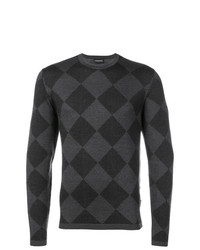 Emporio Armani Checked Sweater