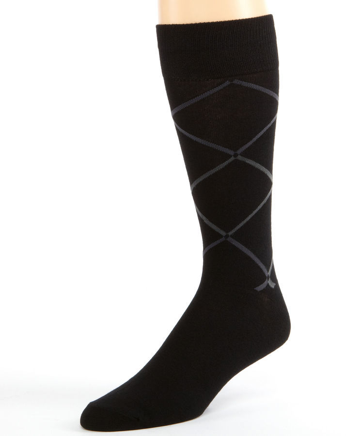 jcpenney Accents Accents Modern Black Argyle Socks, $7 | jcpenney ...