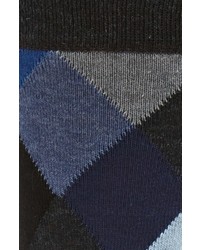 Bugatchi Argyle Socks Blue